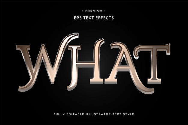 What golden text effect  what text style