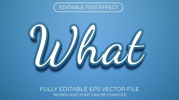 What text effect