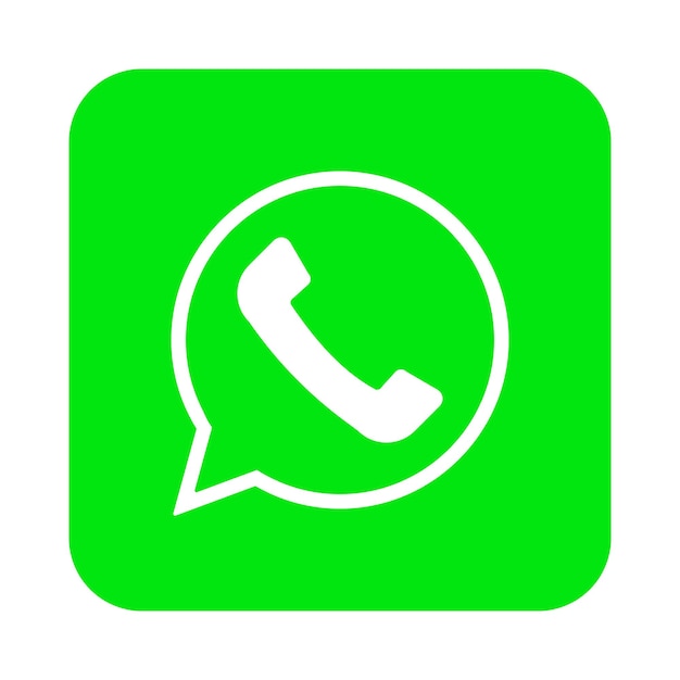 Vector whats up line icon communication chat message photo messenger video emoji publications subscribers views likes comments editorial