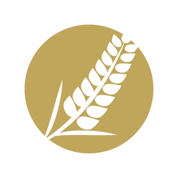 Wheat Logo template vector illustration design