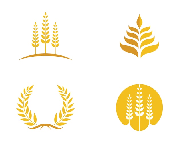 Wheat Logo Template