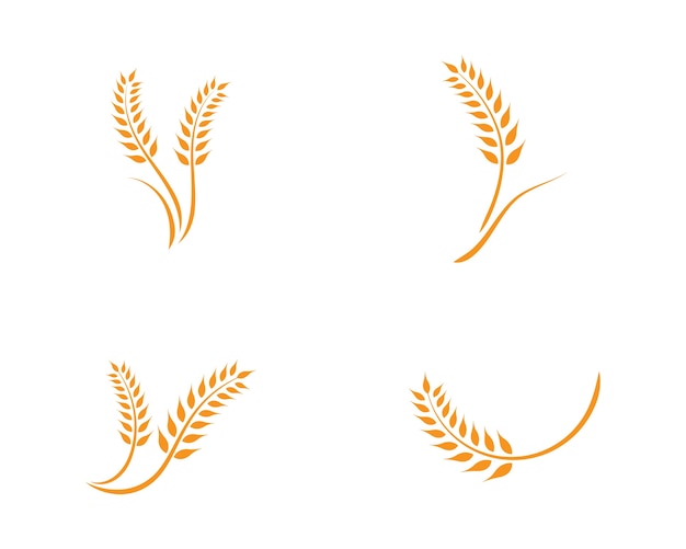 Wheat Logo Template