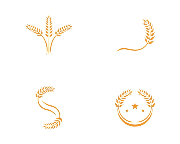 Wheat Logo Template