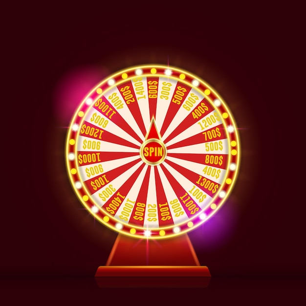 Wheel Fortune with Beautiful Shiny Neon