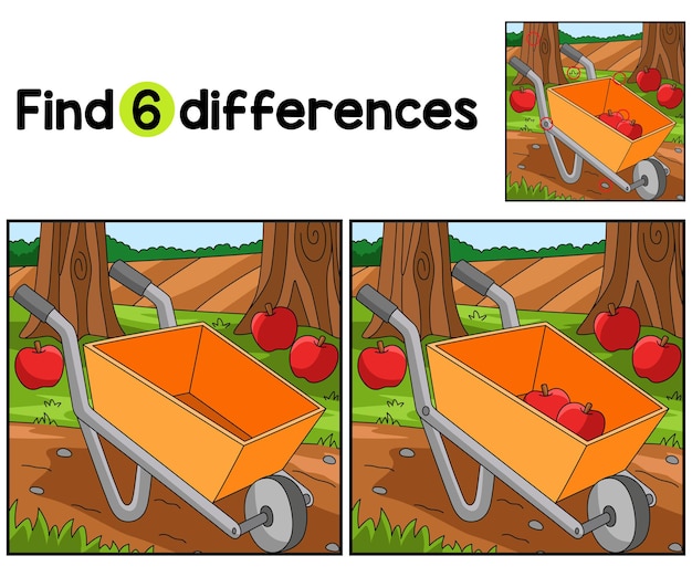 Wheelbarrow Farm Find The Differences