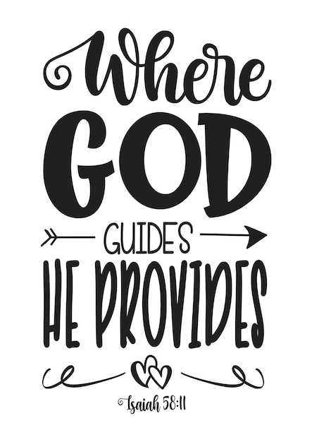 where God guides scripture verse