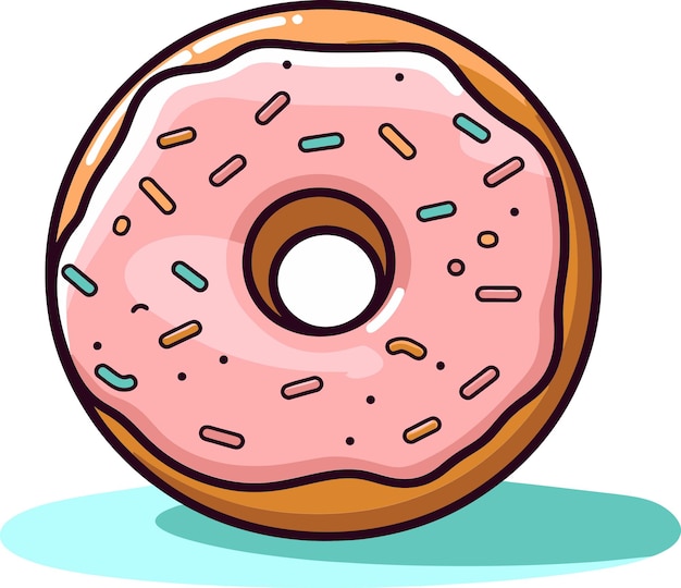 Whimsical Donut Vector Art Flavorsome Donut Illustrations