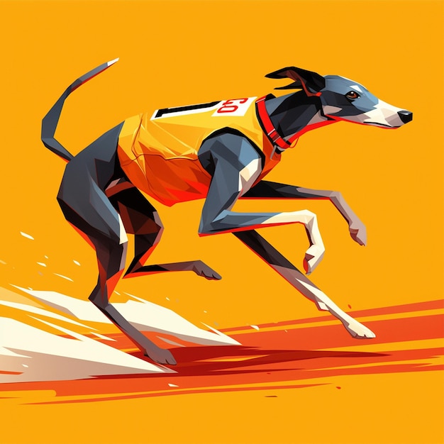 Whippet Racing on a Track