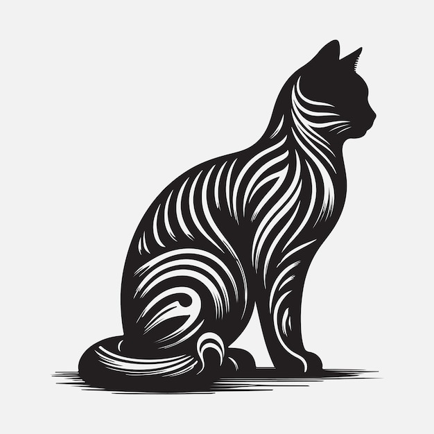 Whiskered Whimsy The Ultimate Collection of Feline Silhouettes