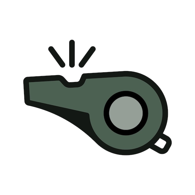 whistle icon vector design template