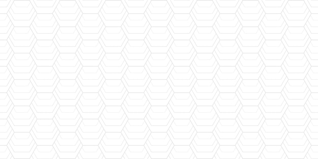 white abstract background with hexagon pattern style and seamless concept