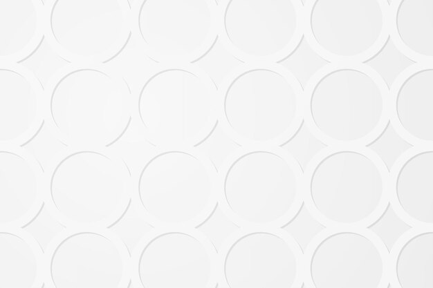 White Abstract Circle Geometric Background