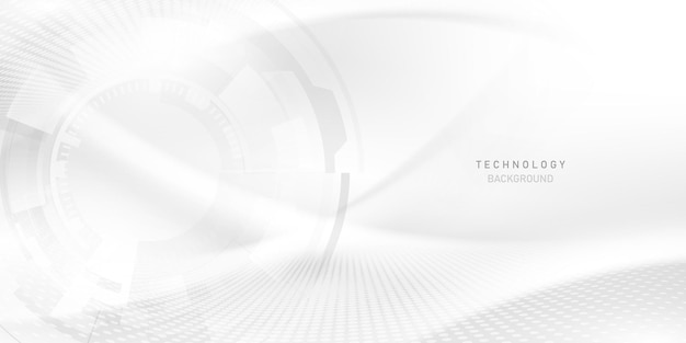 White abstract technology modern design vector illustration background