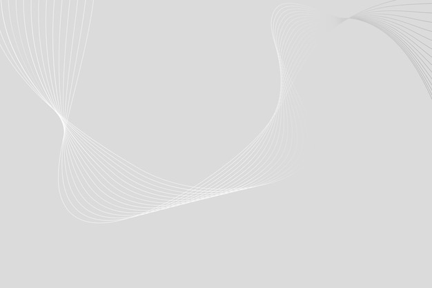 white background template with wavy lines