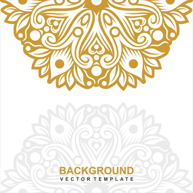 A white background with gold pattern.