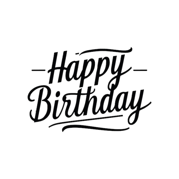 a white background with a text happy birthday on it