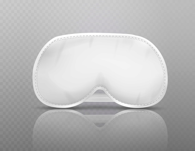 White Blindfold isolated