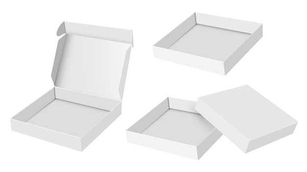 White box mock up 3d style