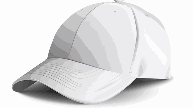 Vector a white cap that says  visor  on it