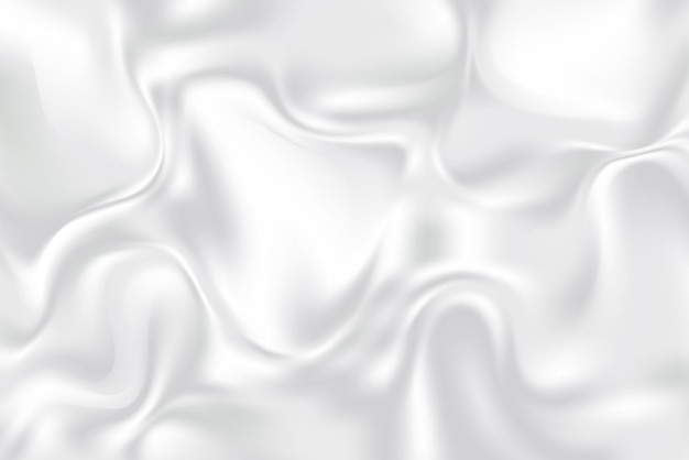 Vector white cloth background abstract with soft waves. illustration vector eps 10