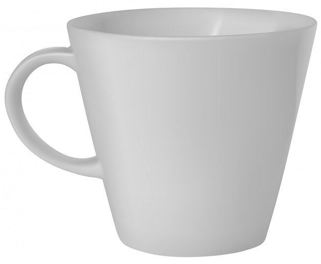 White Coffee Cup