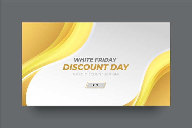 White friday discount web banner design