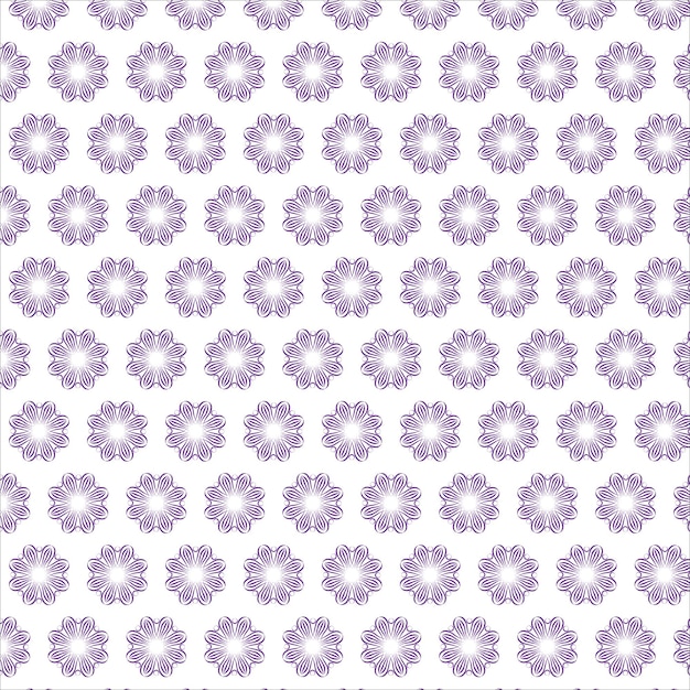 White and gray geometric lines floral pattern free vector art