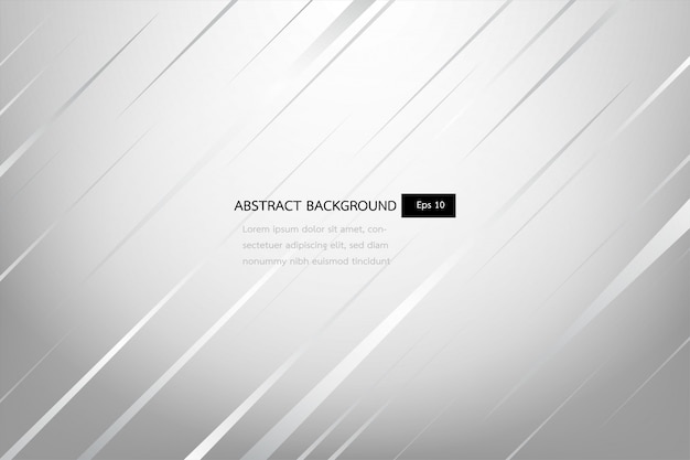 White and grey elegant abstract background, shine and smooth template.