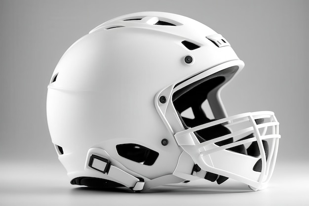 Vector a white helmet with a black and white helmet on it