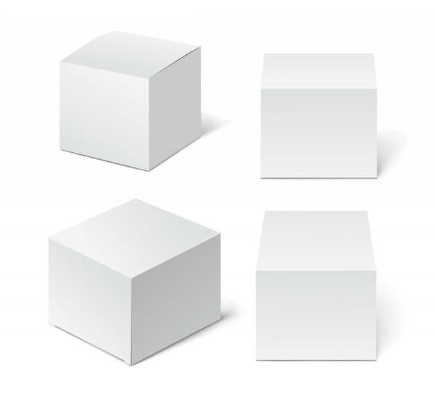 White high Cardboard Package Box