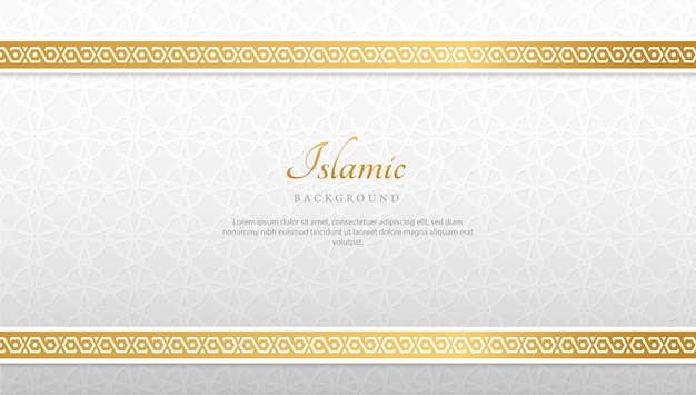 white Islamic background