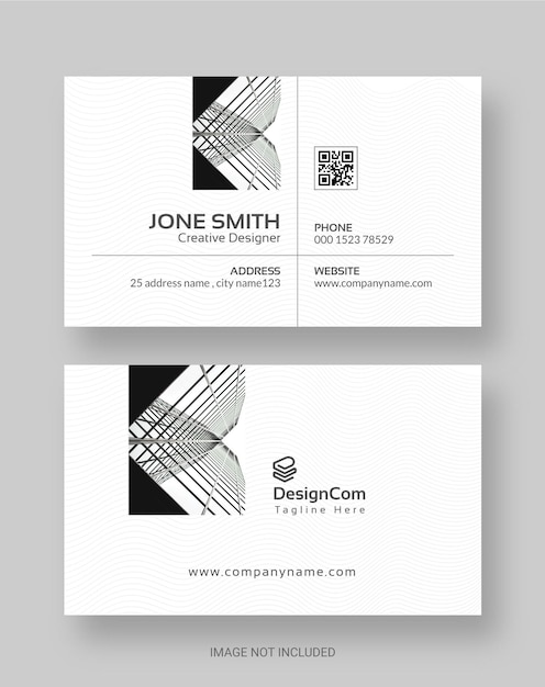 White Minimal Business Card