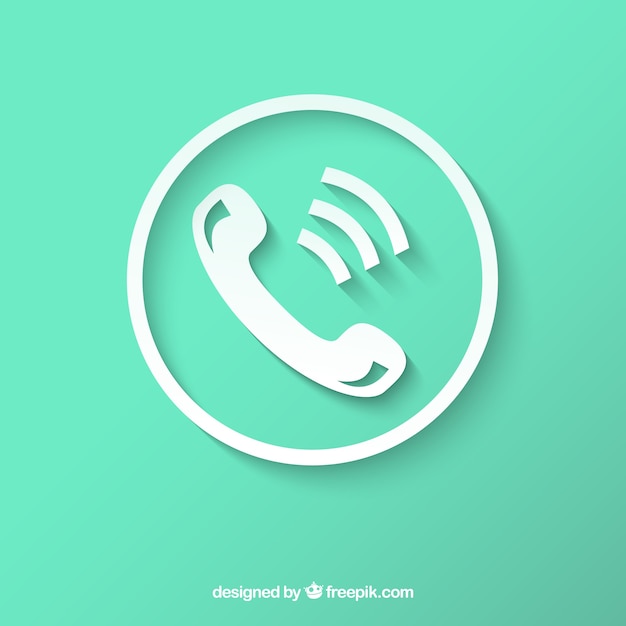 White phone icon