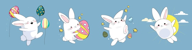 The white rabbit is the symbol of easter. the white rabbit is the symbol of easter.