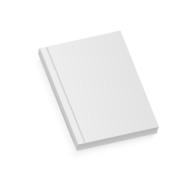  White realistic blank brochure.