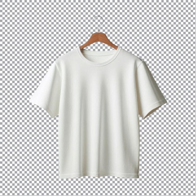 Vector a white shirt with a white t shirt hanging on a hanger