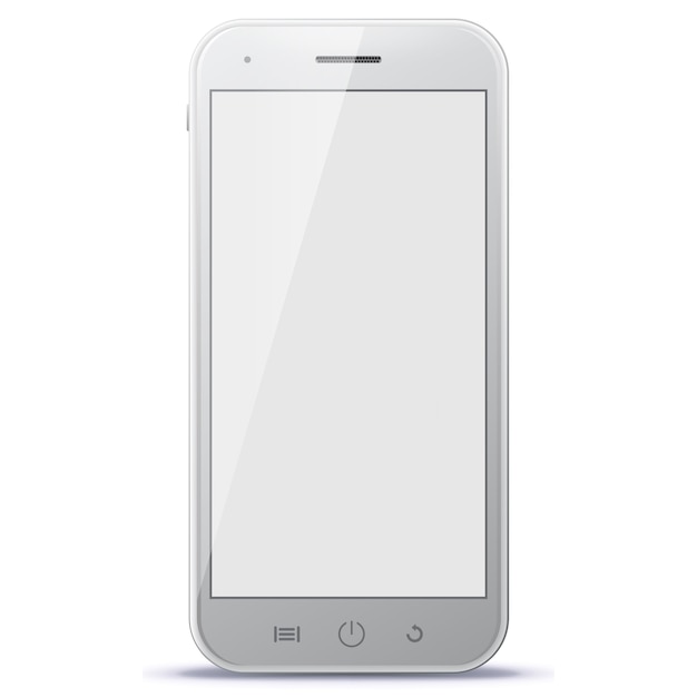 White Smart Phone