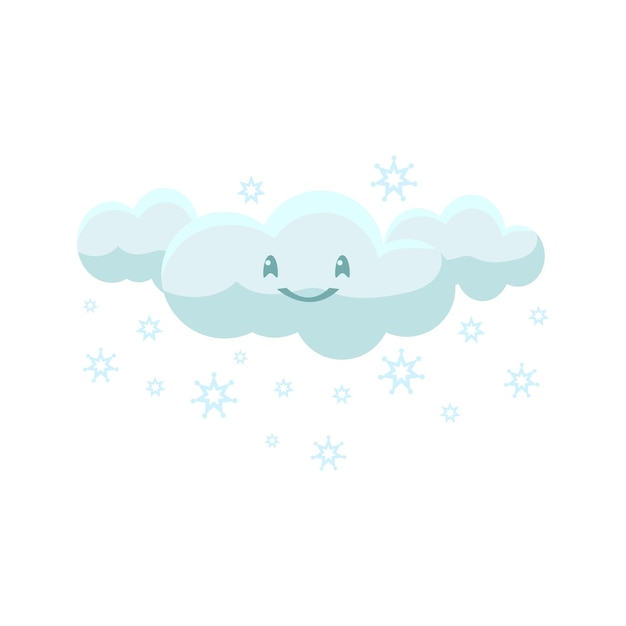 White Snowing Cloud