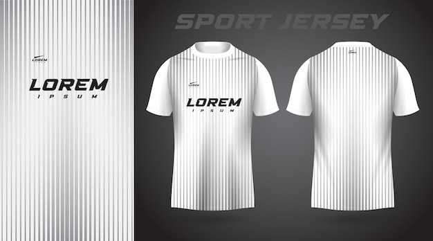 white sport jersey design