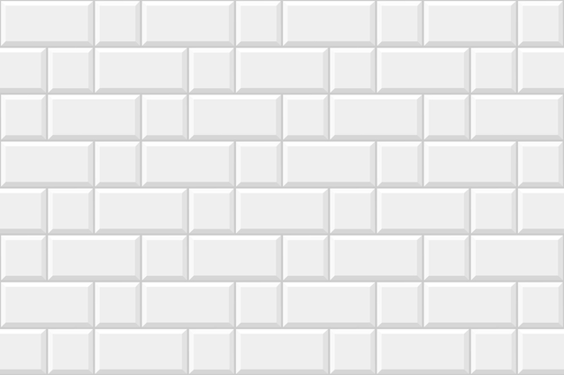 White squares and rectangles tile seamless pattern Kitchen backsplash or bathroom wall or floor