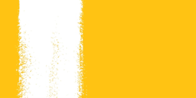 White stripe of paint on yellow background Strip paint