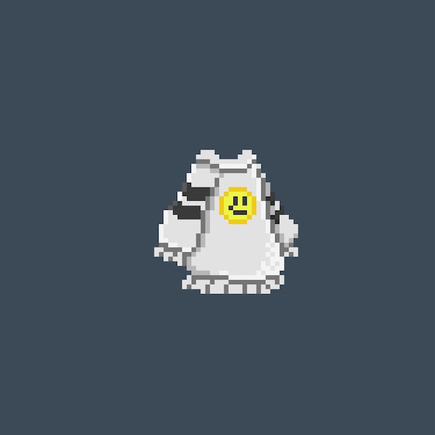 white sweater in pixel art style