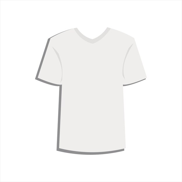 Vector a white t shirt mockup vector illustration