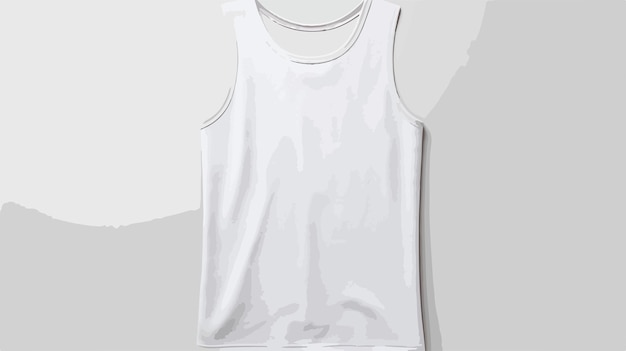 Vector a white tank top with a white tank top that says  t - shirt