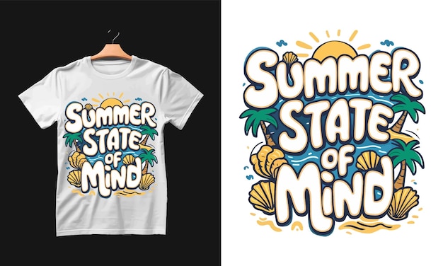 a white tee shirt with the words summer of mind of mind