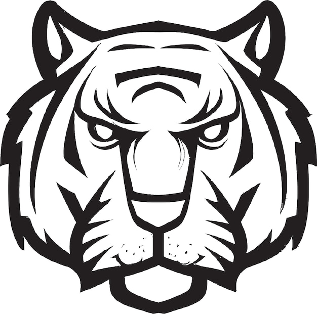 White Tiger Icon Design