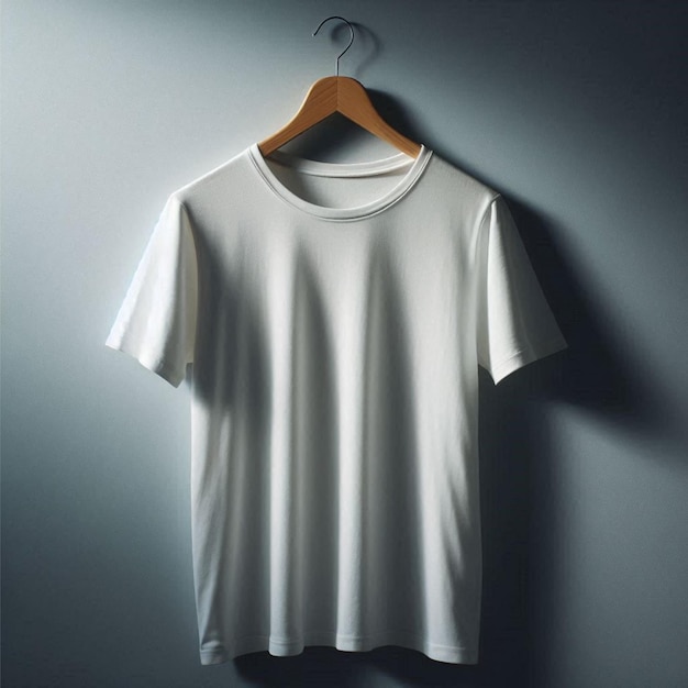 Vector white tshirt mockup template for design