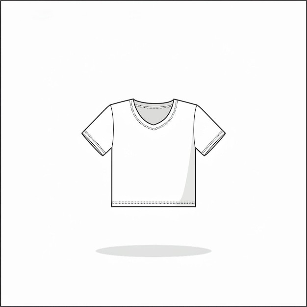 Vector white tshirt