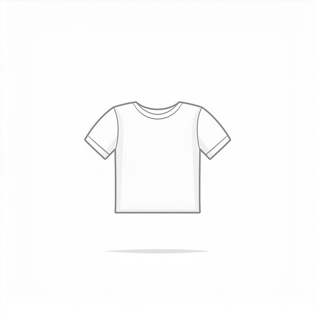 Vector white tshirt