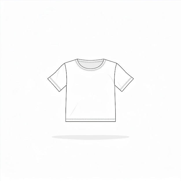 Vector white tshirt